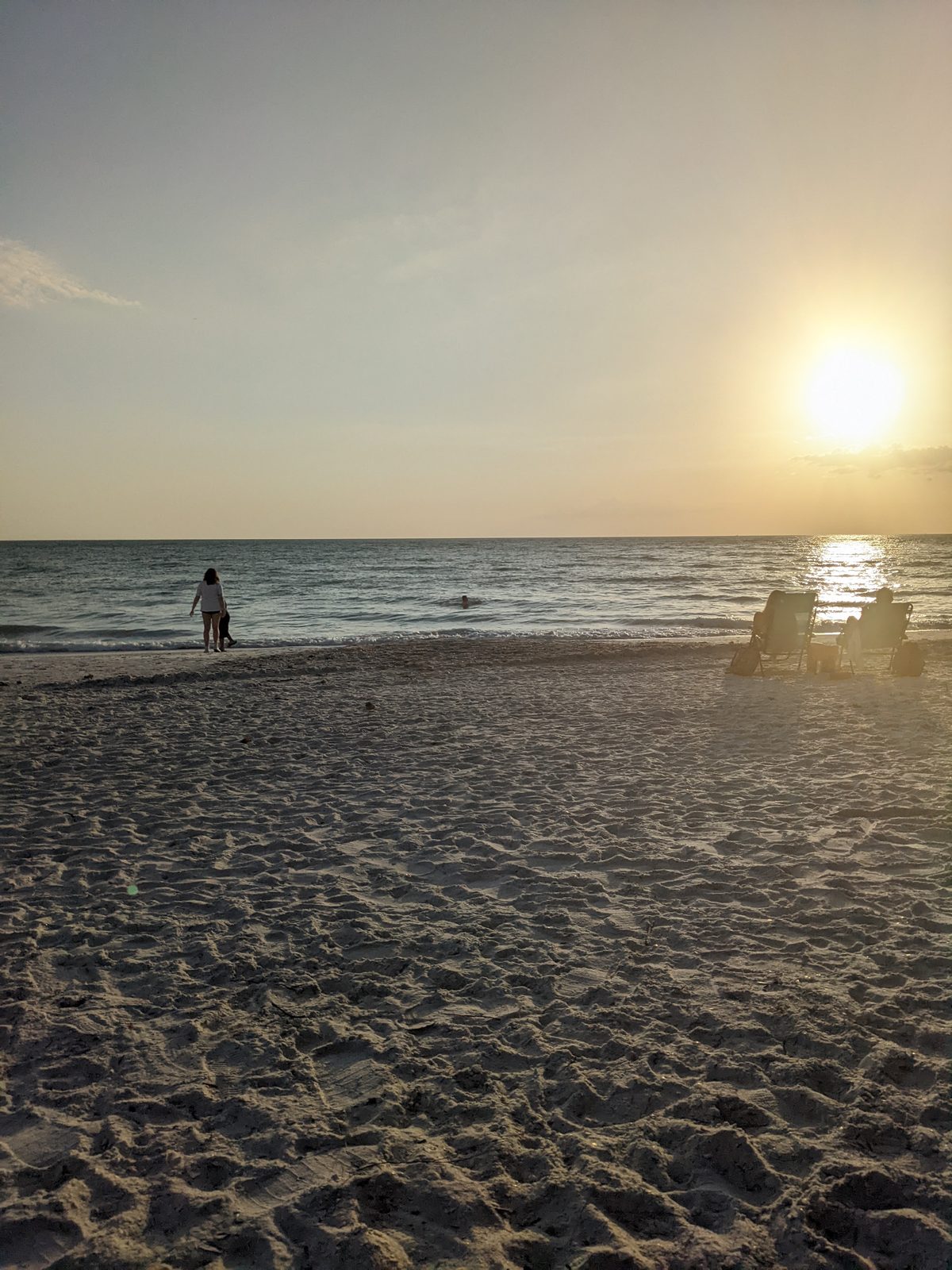 Evening on the beach