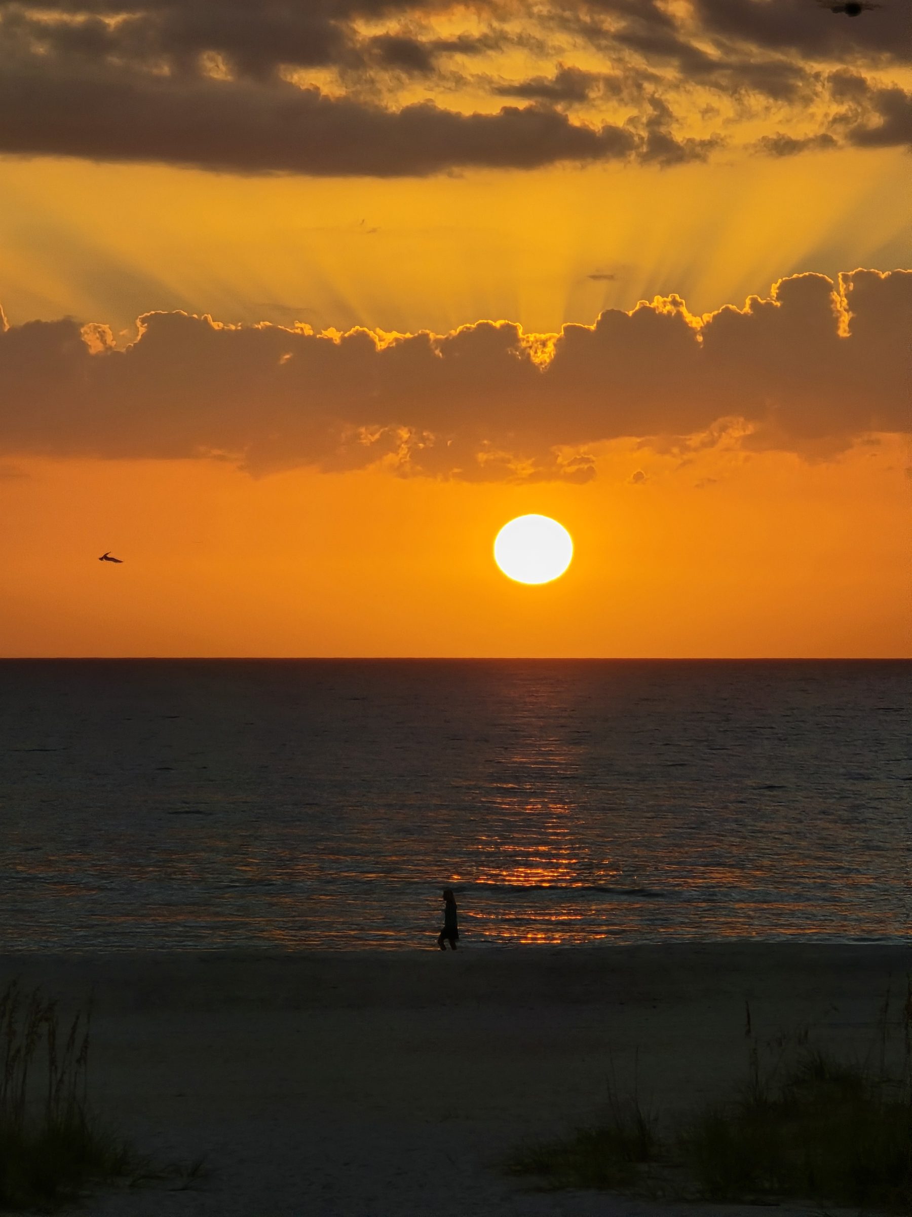 Sunset over the Gulf