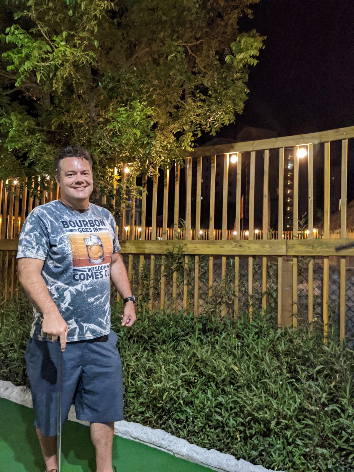 Justin on a summer night